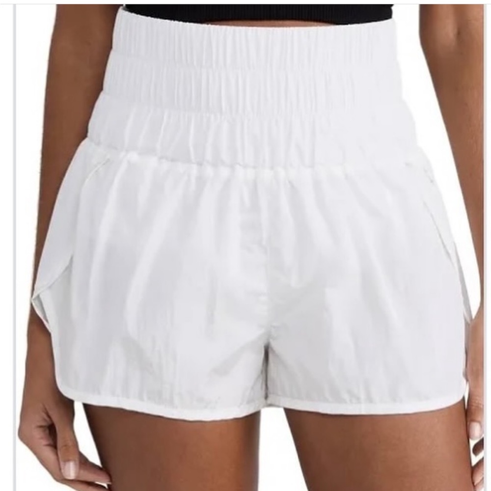 White free people shorts